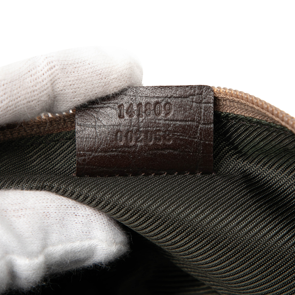Pre-Loved Gucci GG Canvas Web Boat - Picture 6 of 7